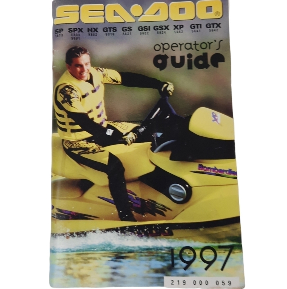 Sea-Doo Operator's Guide 1997 Jet Ski 219 000‎ 059